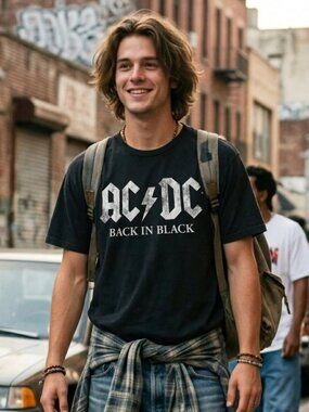 Mens AC/DC  band TShirt (xl)